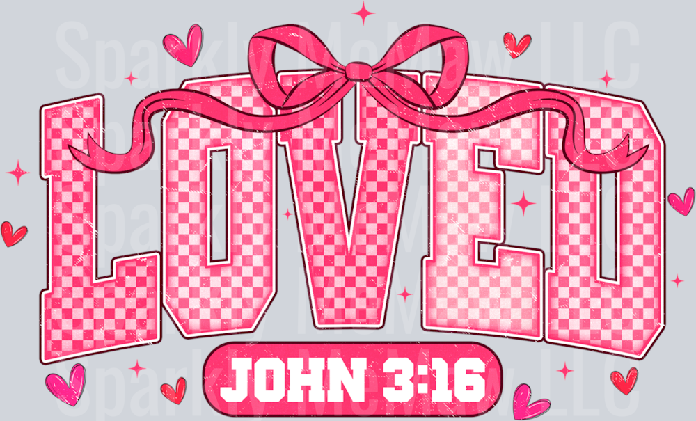 Valentine 16 oz UV DTF Wrap 87