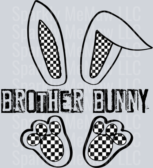 BROTHER BUNNY DTF Transfer (Fabrics)
