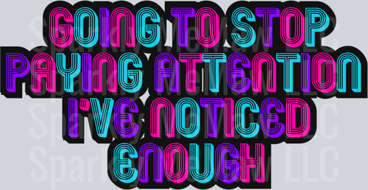 going to stop UV DTF Decal