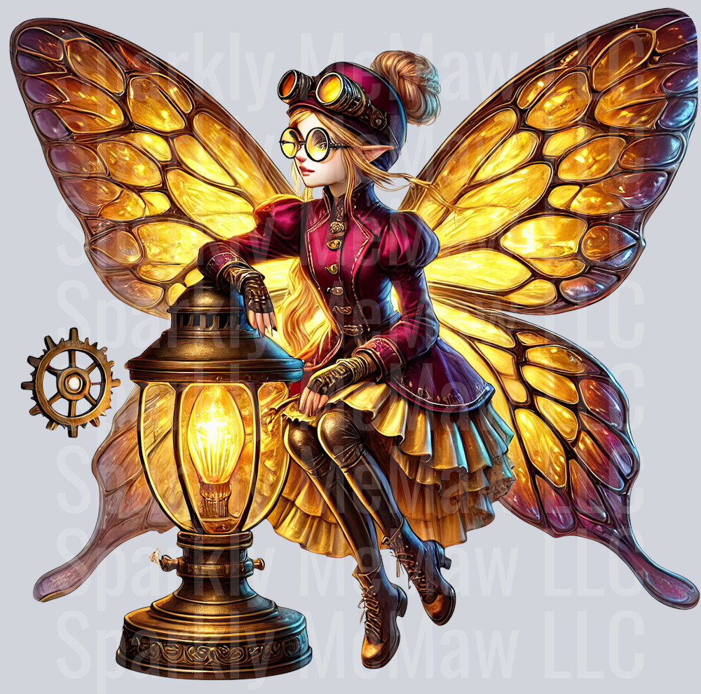 Fairy  SteamPunk UV DTF Decal 10