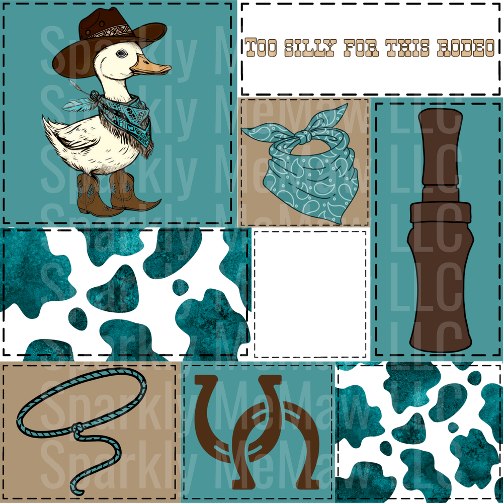 10x10 Cut and Stick Patchwork UV DTF Set