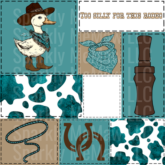 10x10 Cut and Stick Patchwork UV DTF Set