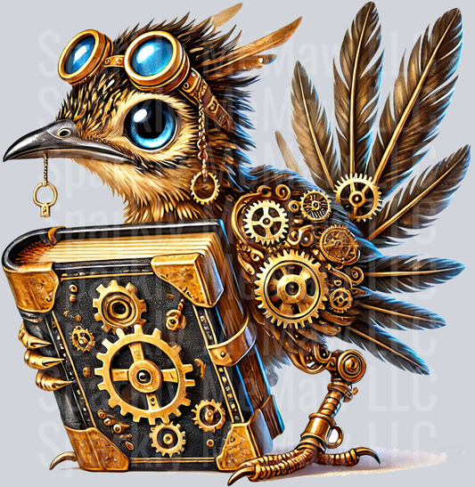 Road Runner SteamPunk UV DTF Decal 10