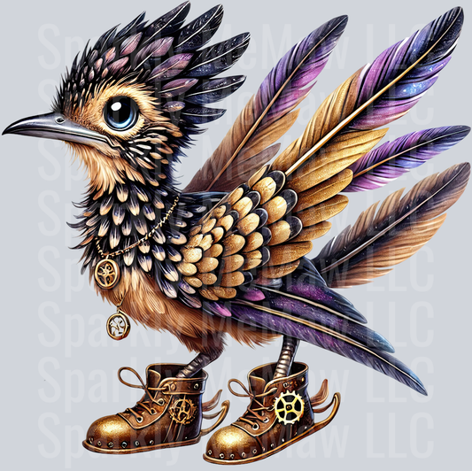 Road Runner SteamPunk UV DTF Decal 23