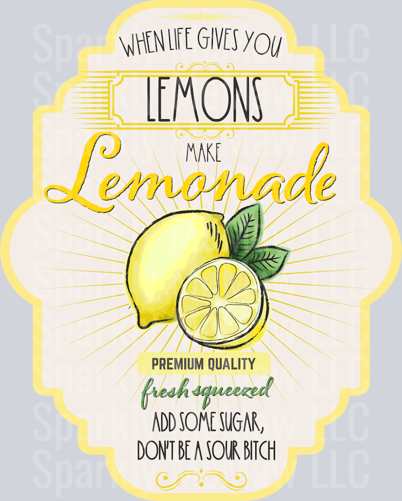 Lemonade Label_2-02 UV DTF Decal