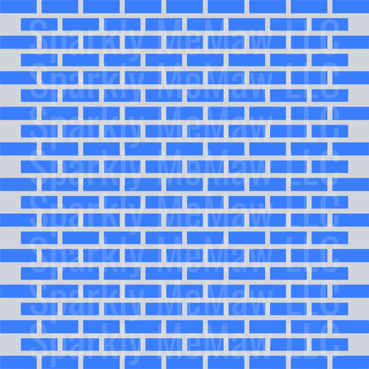 Blue Brick Full Sheet 10x10