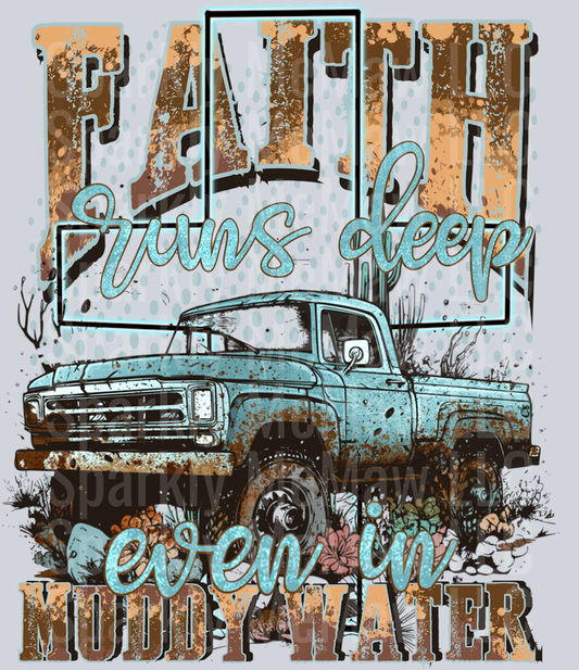 Faith runs deep UV DTF Decal