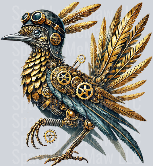 Road Runner SteamPunk UV DTF Decal 45