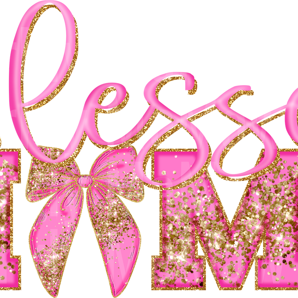 Blessed Mom DTF Transfer (Fabrics)