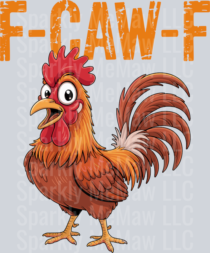 F-Caw-F UV DTF Decal Version 1
