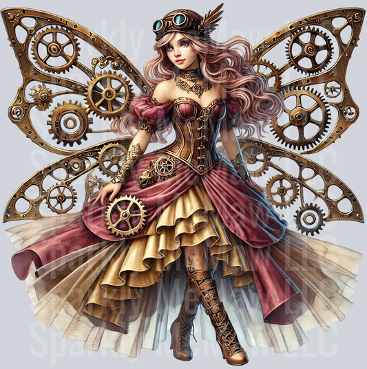 Fairy  SteamPunk UV DTF Decal 8