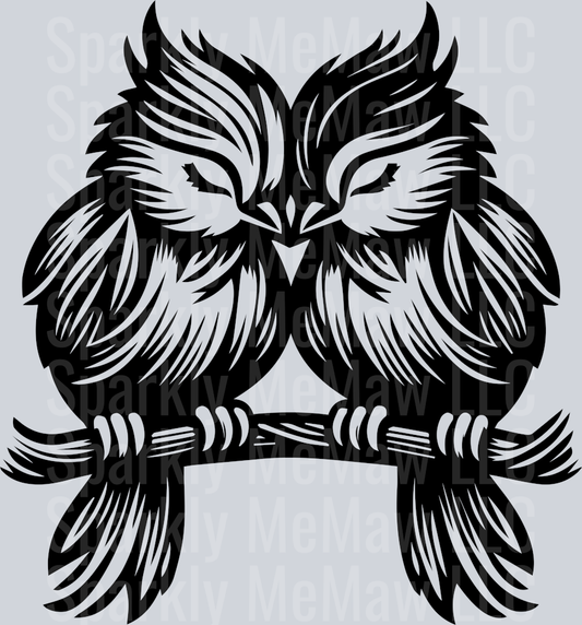Bird UV DTF Clipart Decal 1