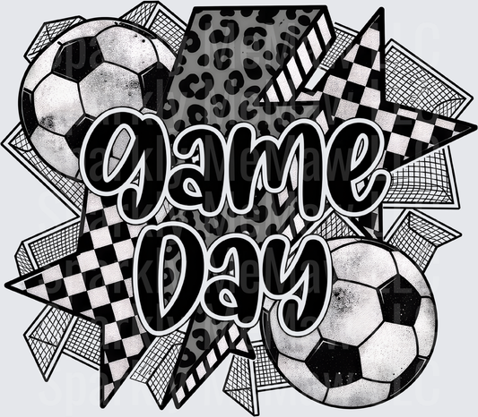 Game Day Soccer Balls UV DTF Decal
