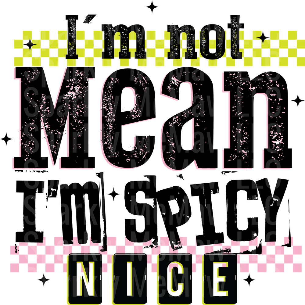 _Spicy Nice  UV DTF DECAL