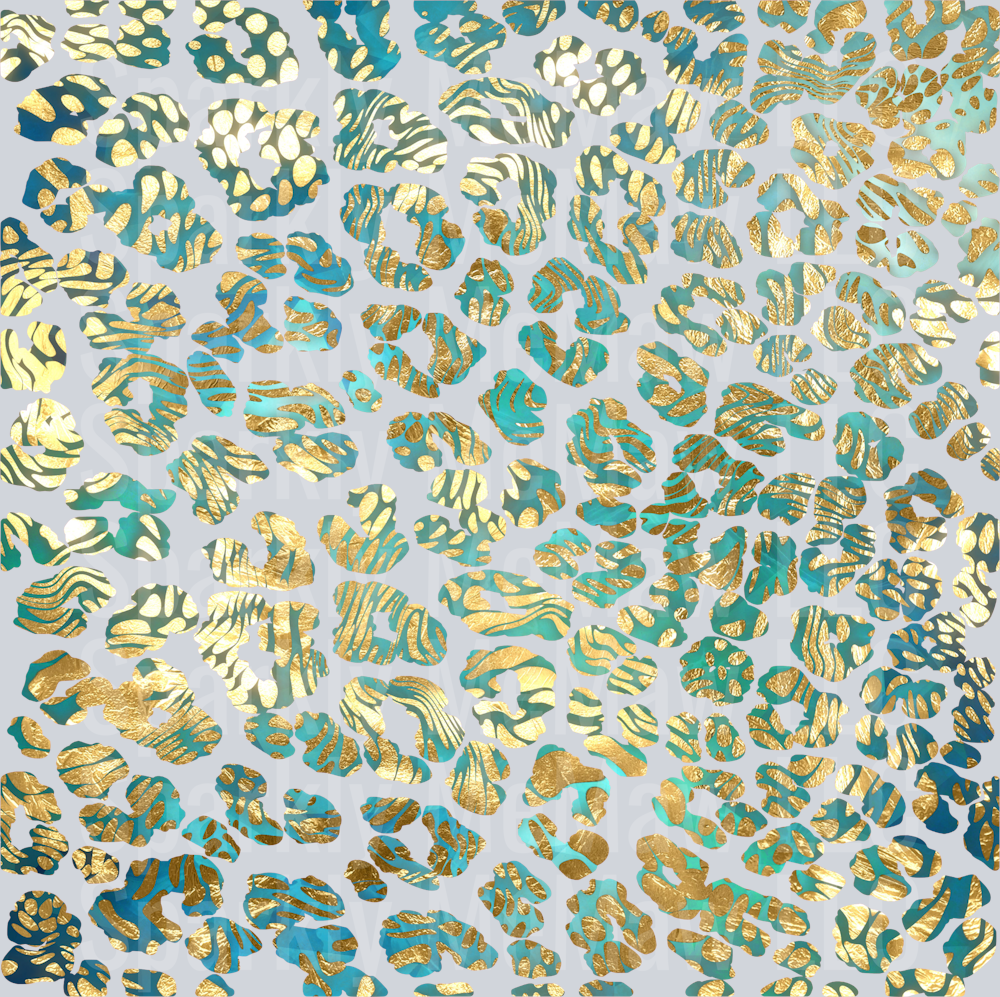 fire turquoise4 10x10 UV DTF Sheet