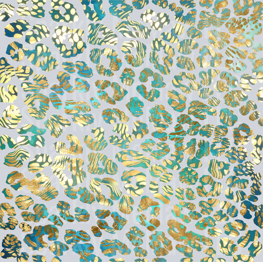 fire turquoise4 10x10 UV DTF Sheet