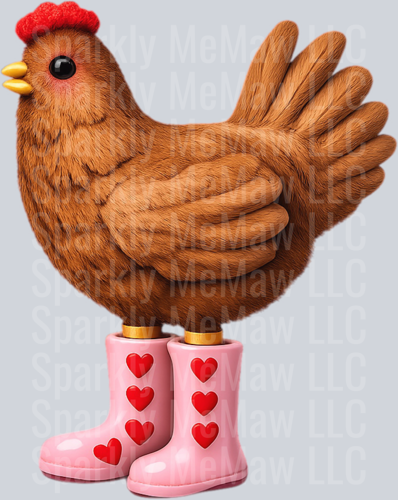 Chicken  UV DTF Decal