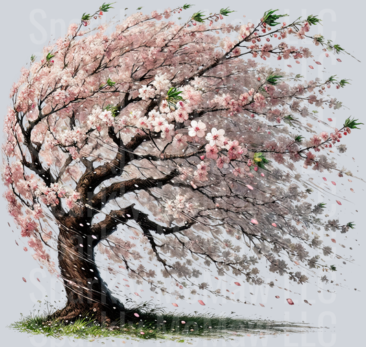 23 Cherry Blossoms set 2 UV DTF Clip Art Decal