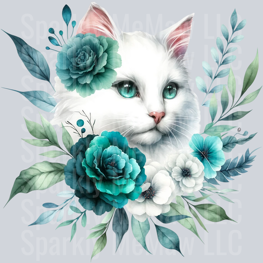 cat 11 Clip Art UV DTF Decal