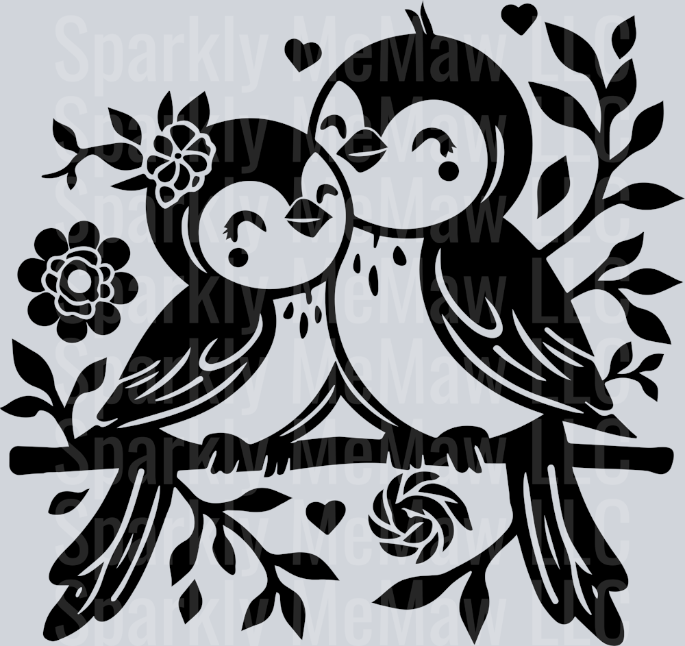 Bird UV DTF Clipart Decal 8