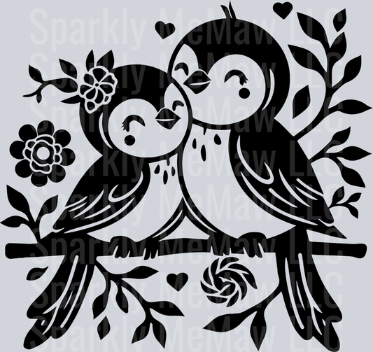 Bird UV DTF Clipart Decal 8