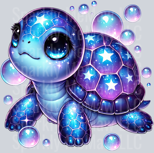 20 Colorful Turtle Clipart UV DTF Decal
