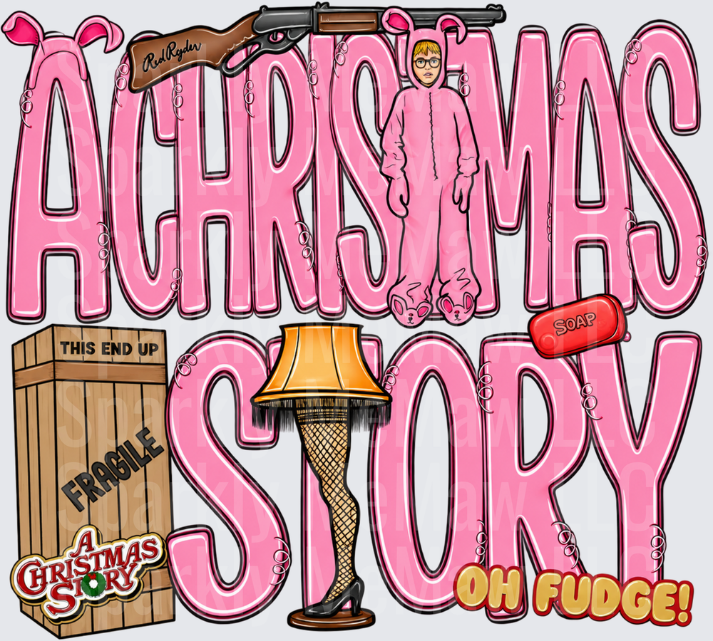 A Christmas Story Icons UV DTF Decal