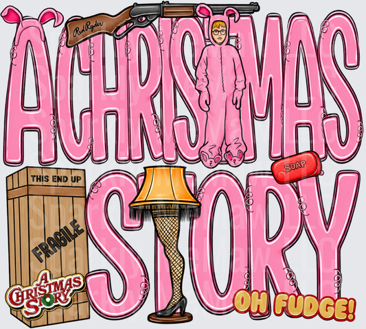 A Christmas Story Icons UV DTF Decal