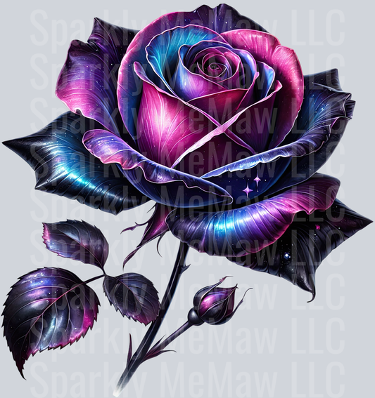 Fantasy Rose 7 UV DTF Decal