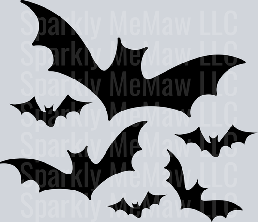 bats UV DTF Decal