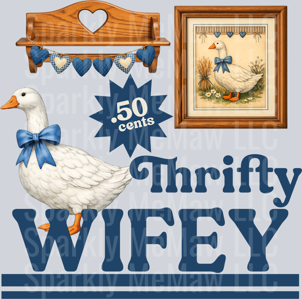 Thrifty Wifey DTF Transfer