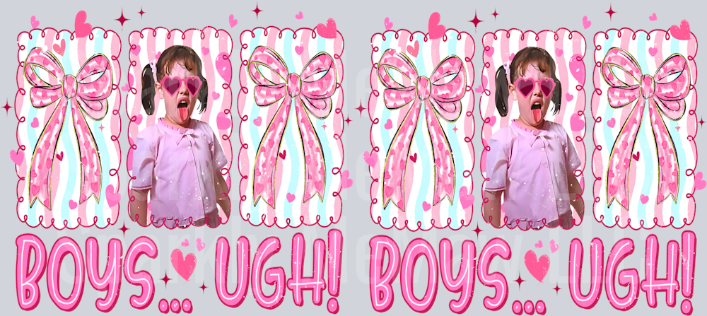 Valentine 14 16 oz UV DTF Wrap