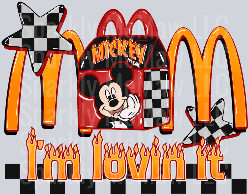 McDonald’s Mom Mickey UV DTF Decal