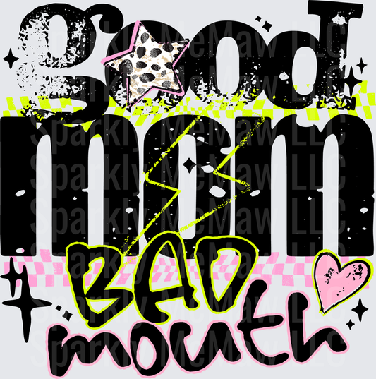 School Mom Bad Month DTF Transfer for Fabric