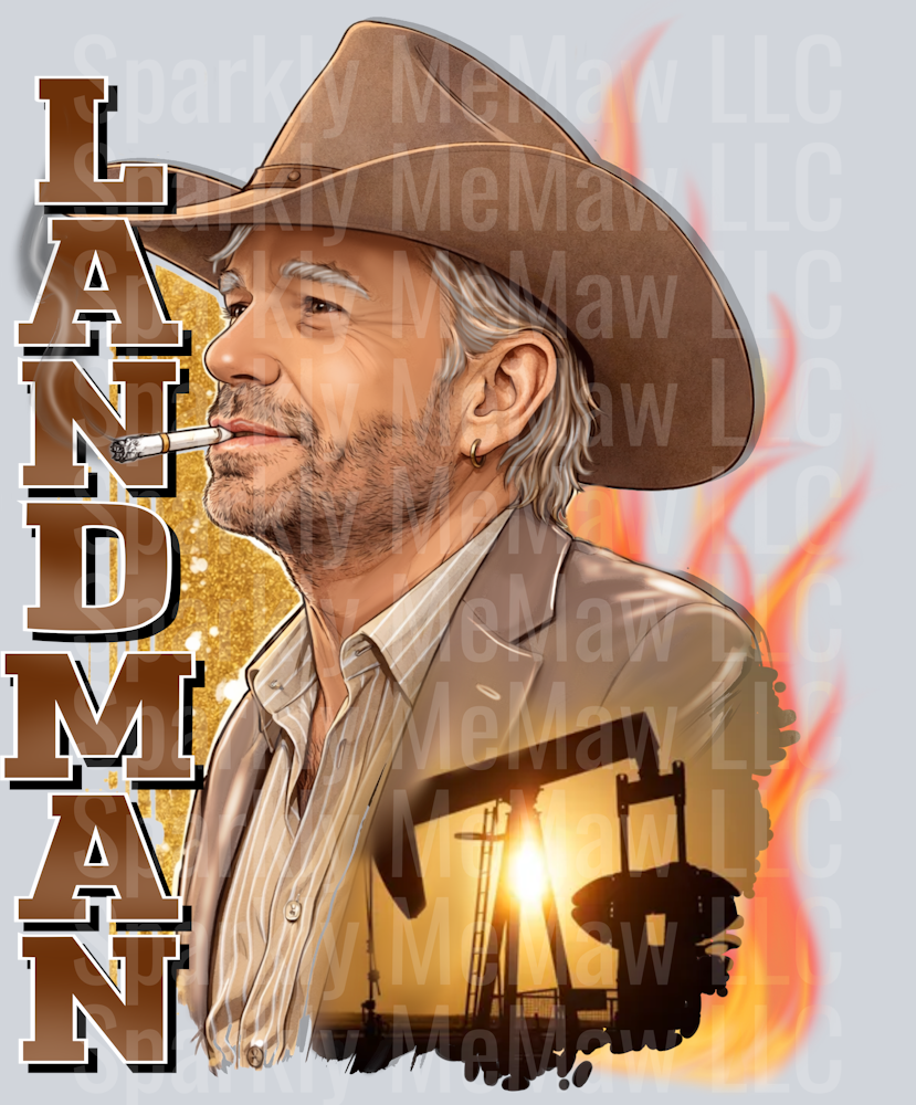 Landman Tommy Smoking DTF Transfer (Fabrics)