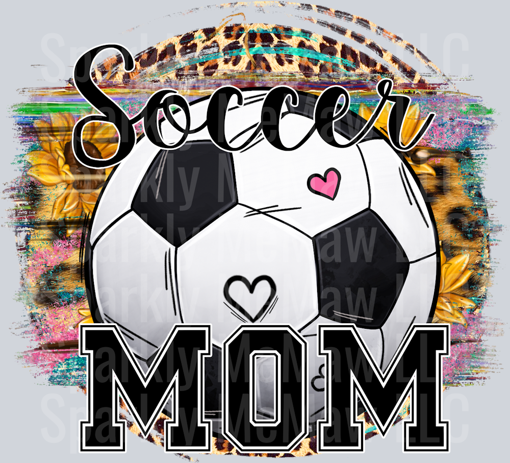 Soccer Mom UV DTF Decal