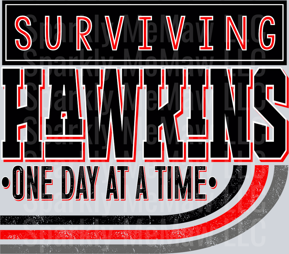 Surviving Hawkins DTF Transfer