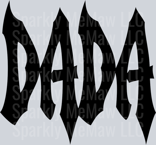 dada(1) UV DTF Decal