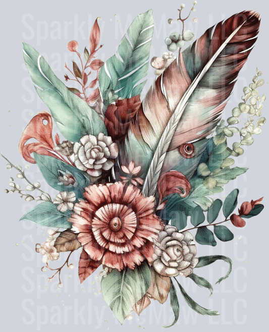 Boho Wedding Clipart Decal 4