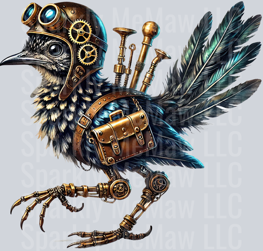 Road Runner SteamPunk UV DTF Decal 21
