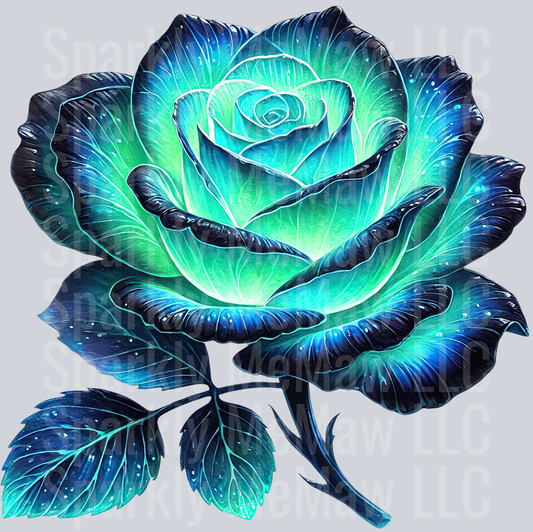 Fantasy Rose 40 UV DTF Decal