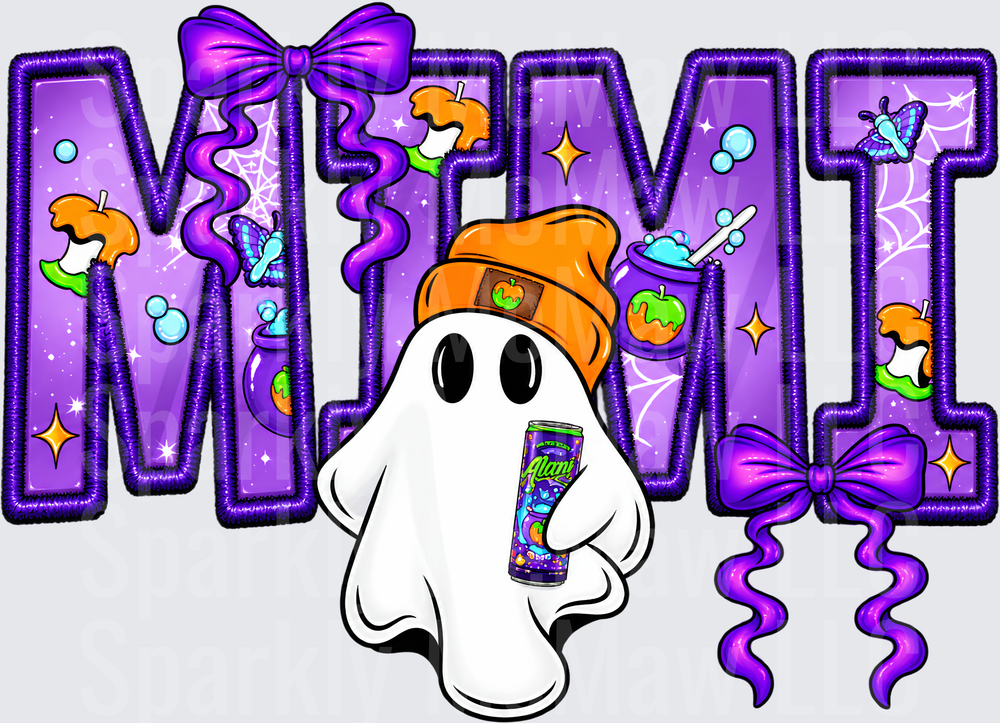 Mimi Halloween Ghost Alani UV DTF Decal
