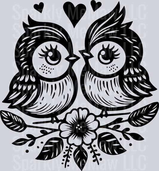 Bird UV DTF Clipart Decal 15