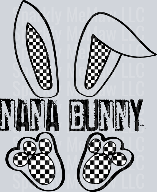 nana bunny DTF Transfer (Fabrics)