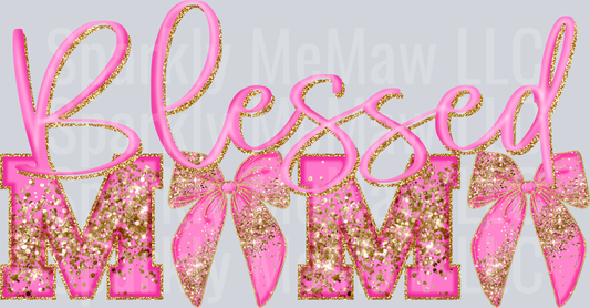 Blessed Mom UV DTF Decal