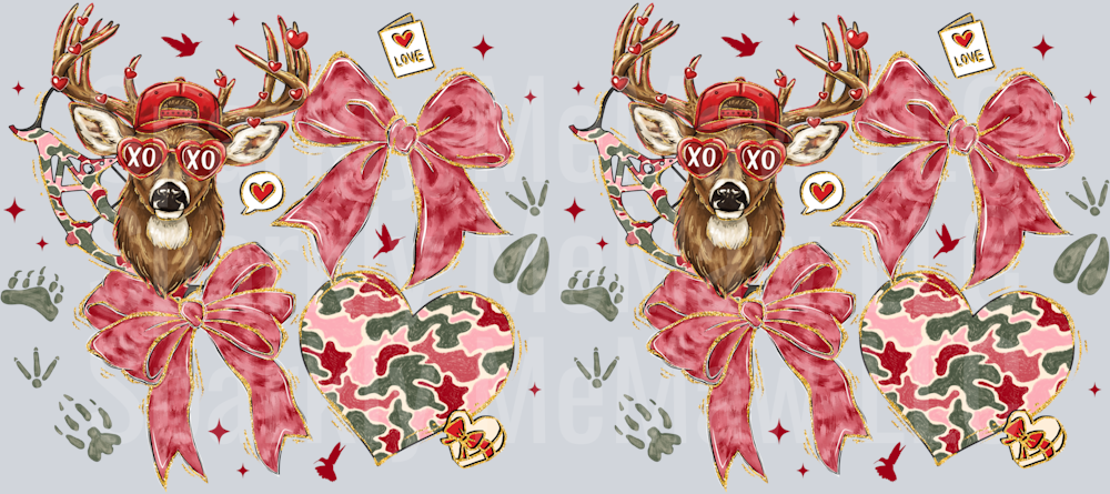 Valentine 16 oz UV DTF Wrap 88
