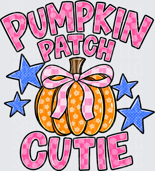 Pumpkin Patch Cutie UV DTF Decal