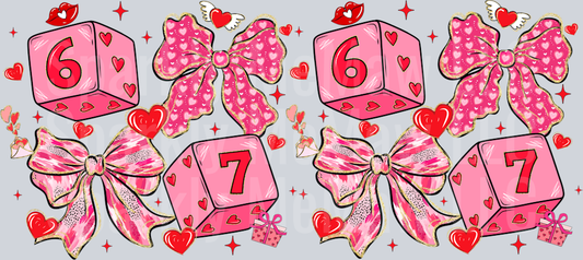Valentine 16 oz UV DTF Wrap 50