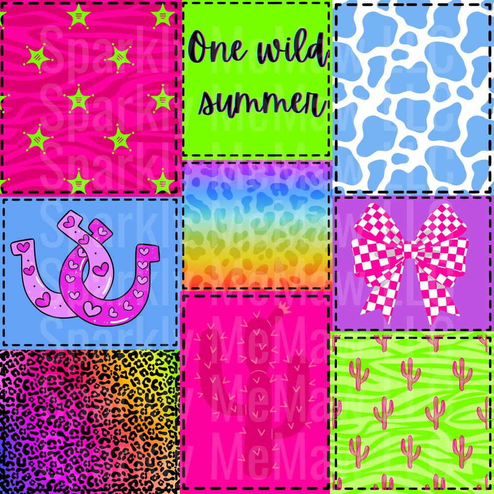 10x10 Cut and Stick Patchwork UV DTF Set