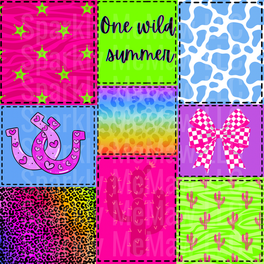 10x10 Cut and Stick Patchwork UV DTF Set